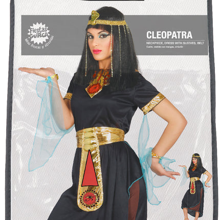 Disfraz de Cleopatra Oro Negro Señoras