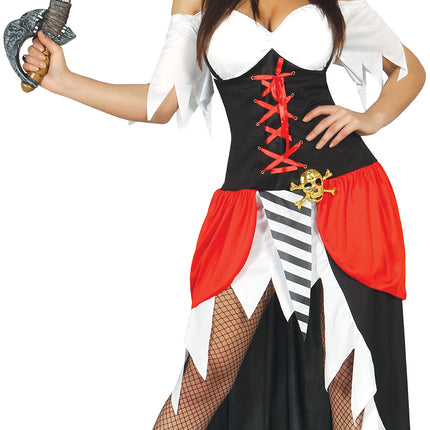 Piratesuit Damas Rojo Deluxe