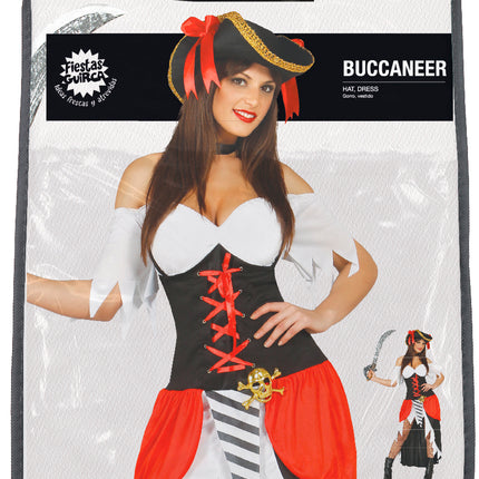 Piratesuit Damas Rojo Deluxe