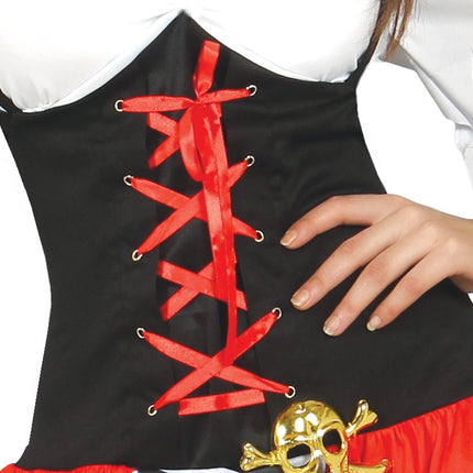 Piratesuit Damas Rojo Deluxe