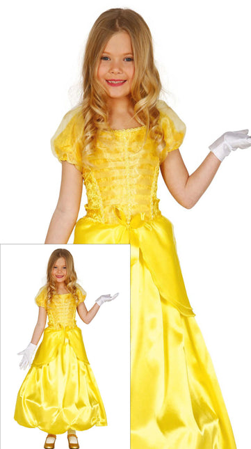 Vestido Princesa Amarillo Niño