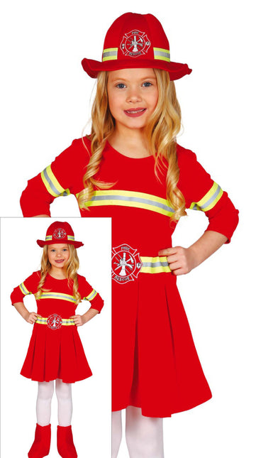 Traje de bombero Niña