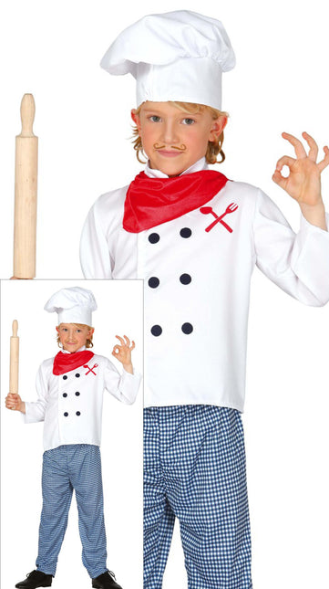 Traje de cocinero para niños