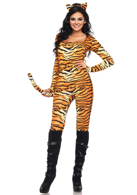 Tiger Catsuit Señoras Leg Avenue