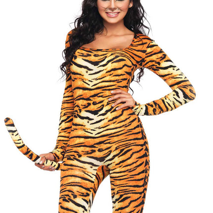 Tiger Catsuit Señoras Leg Avenue