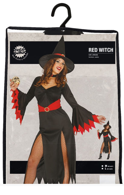 Disfraz de Halloween de Bruja Roja para Mujer