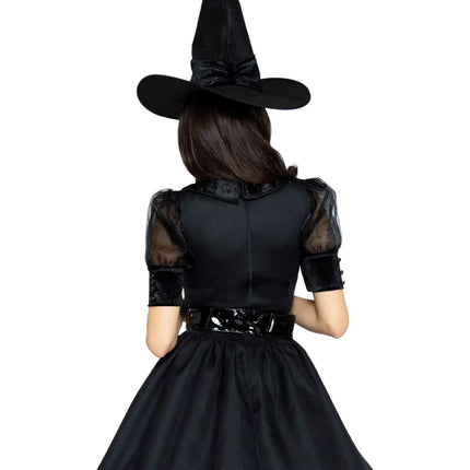 Vestido Halloween Negro Señoras Leg Avenue