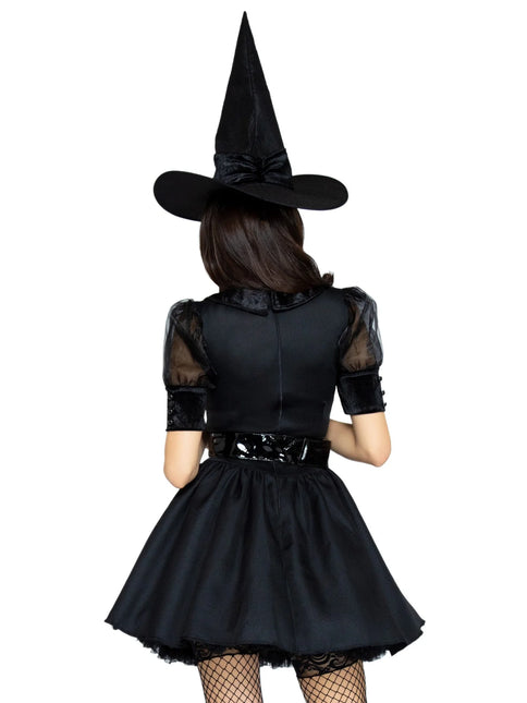 Vestido Halloween Negro Señoras Leg Avenue