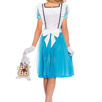 Alice In Wonderland Vestido Azul Señoras Leg Avenue