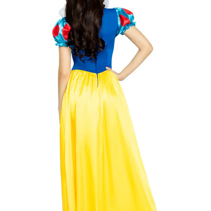 Snow White Vestido Azul Amarillo Señoras Leg Avenue