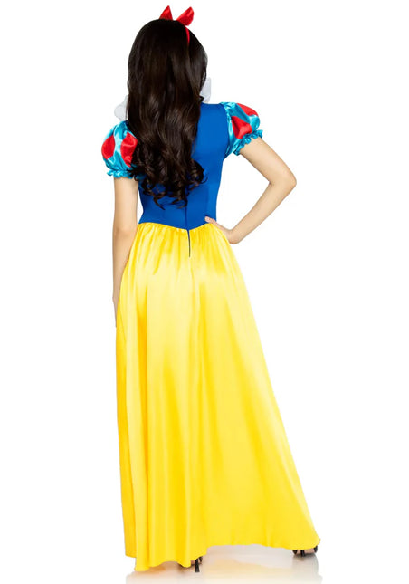 Snow White Vestido Azul Amarillo Señoras Leg Avenue