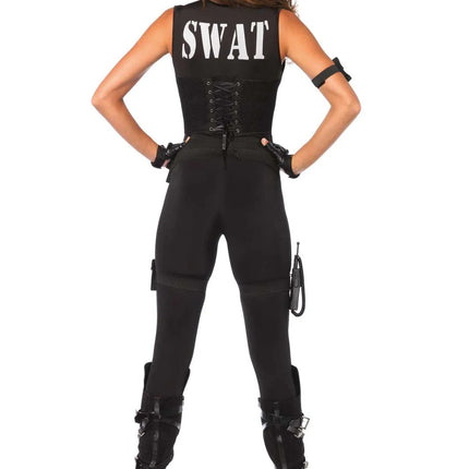 Traje Swat Negro Mujer Leg Avenue