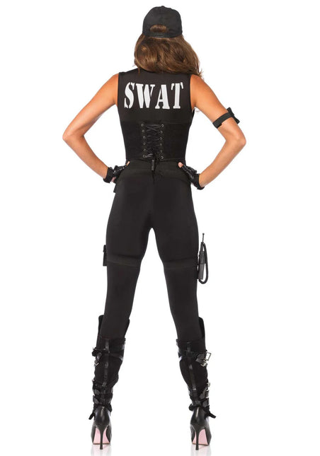 Traje Swat Negro Mujer Leg Avenue