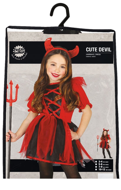 Disfraz Halloween Niña Diablo Niña