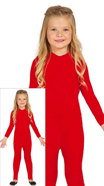 Traje Segunda Piel Rojo Niño