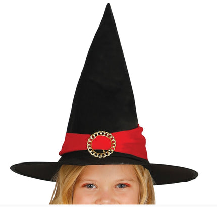 Disfraz de Bruja de Halloween Infantil Rojo