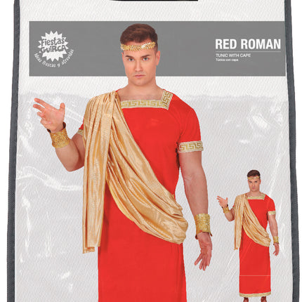 Traje Romano Rojo Hombre