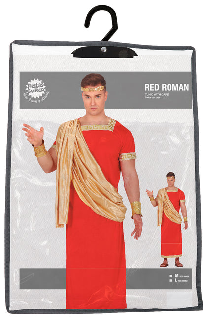 Traje Romano Rojo Hombre