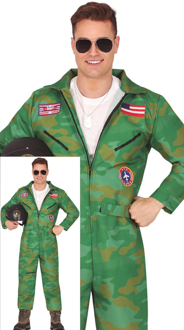 Traje de piloto Green Men