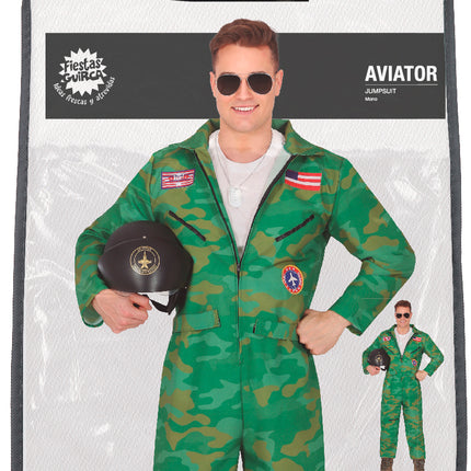 Traje de piloto Green Men