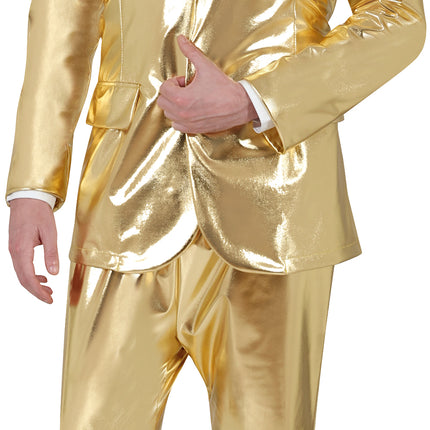 Traje dorado para hombre