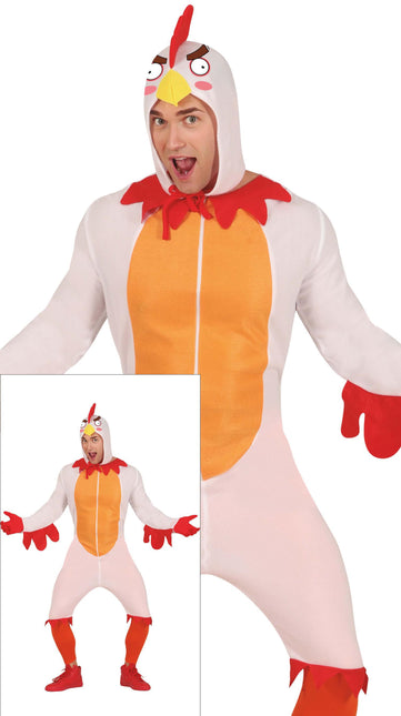 Traje de pollo Hombres