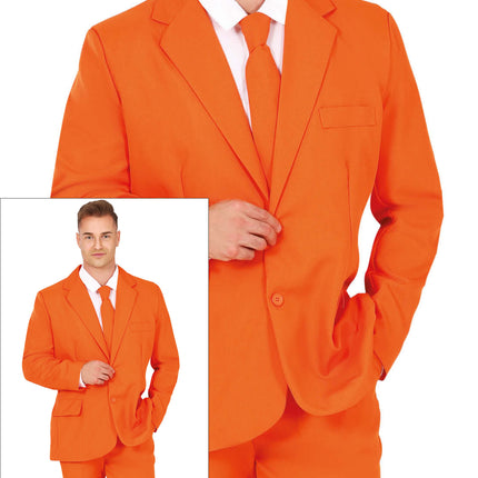 Traje Naranja Hombre