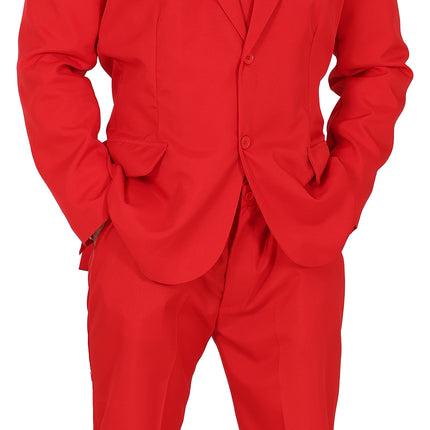 Traje Rojo Hombre