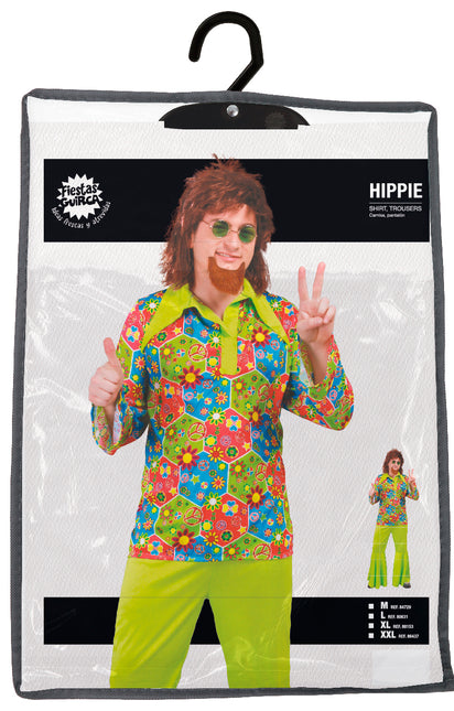 Disfraz de hippie verde