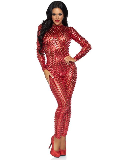 Catsuit Rojo Señoras Leg Avenue