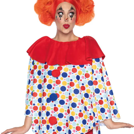 Traje de payaso de color Señoras Leg Avenue