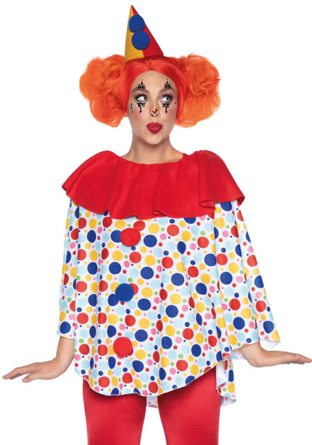 Traje de payaso de color Señoras Leg Avenue