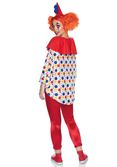 Traje de payaso de color Señoras Leg Avenue