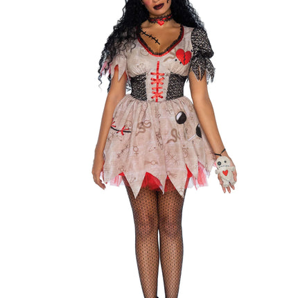 Vestido Halloween Señoras Voodoo Pop Leg Avenue