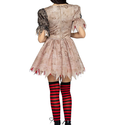 Vestido Halloween Señoras Voodoo Pop Leg Avenue