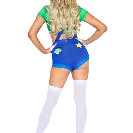 Traje Super Mario Señoras Gamer Leg Avenue