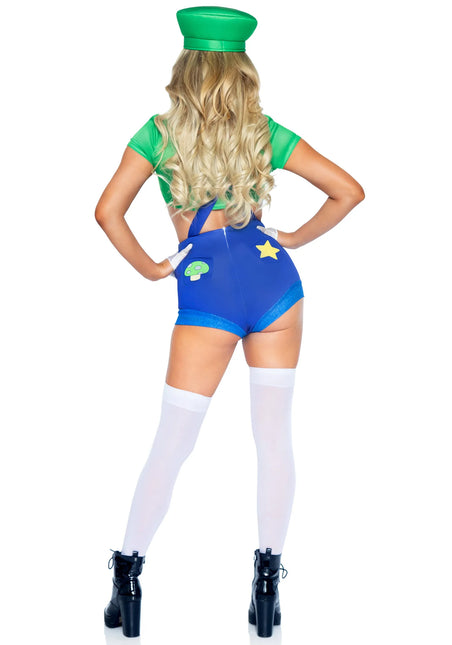 Traje Super Mario Señoras Gamer Leg Avenue