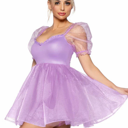 Vestido Princesas Morado Señoras Leg Avenue