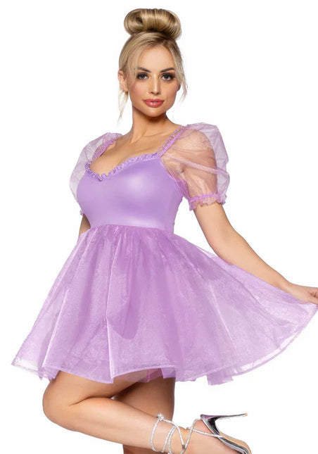 Vestido Princesas Morado Señoras Leg Avenue