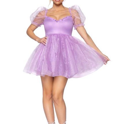 Vestido Princesas Morado Señoras Leg Avenue