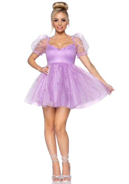 Vestido Princesas Morado Señoras Leg Avenue