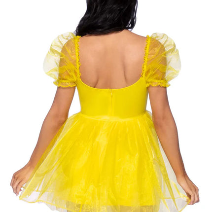 Vestido Princesas Amarillo Señoras Leg Avenue