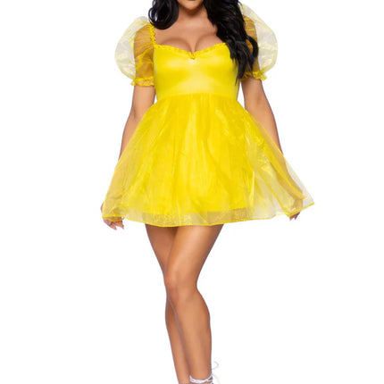 Vestido Princesas Amarillo Señoras Leg Avenue