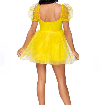 Vestido Princesas Amarillo Señoras Leg Avenue