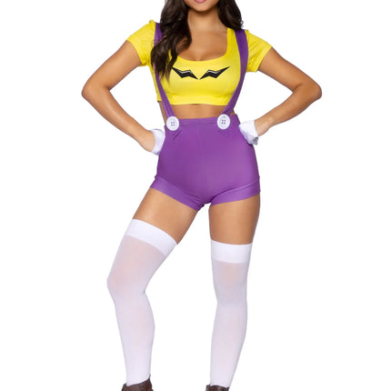 Traje Super Mario Señoras Baddie Leg Avenue