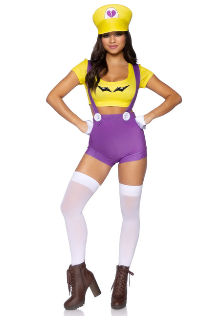 Traje Super Mario Señoras Baddie Leg Avenue