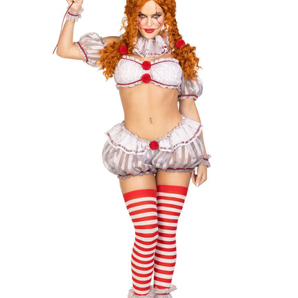 Disfraz de Halloween Pierna de Payaso para Mujer