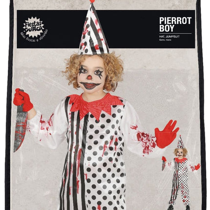 Traje de Payaso de Halloween Niño