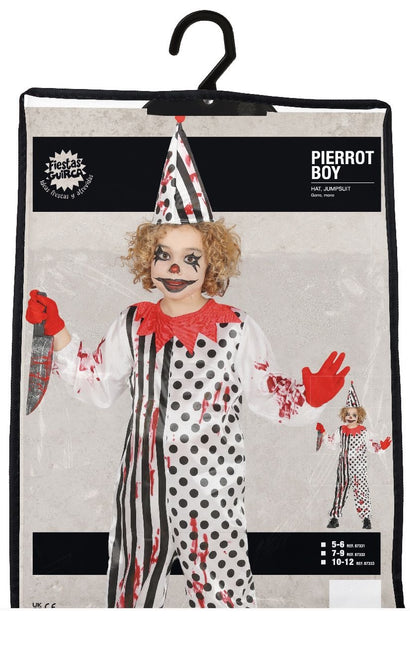 Traje de Payaso de Halloween Niño