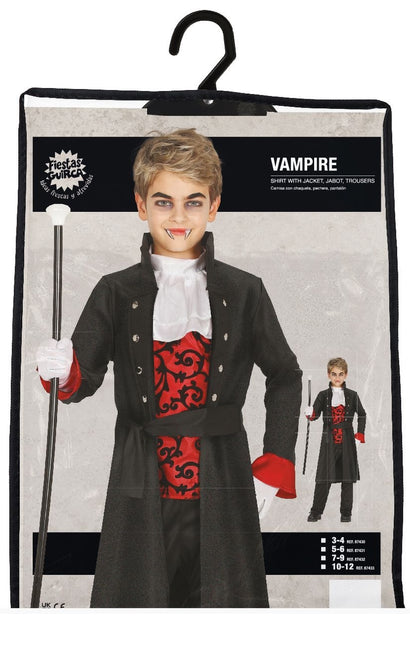 Traje de Halloween Vampiro Niño